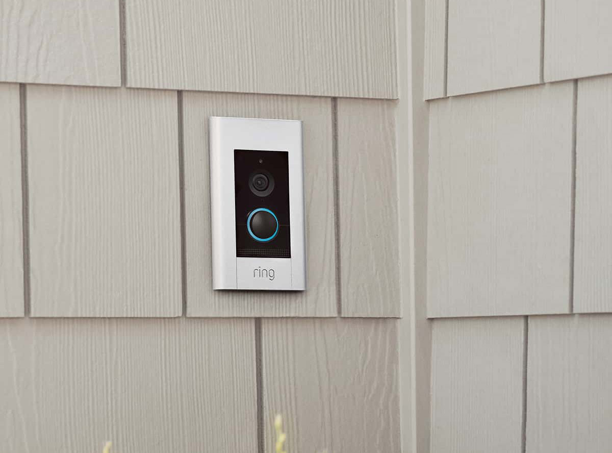 photo of a Ring doorbell