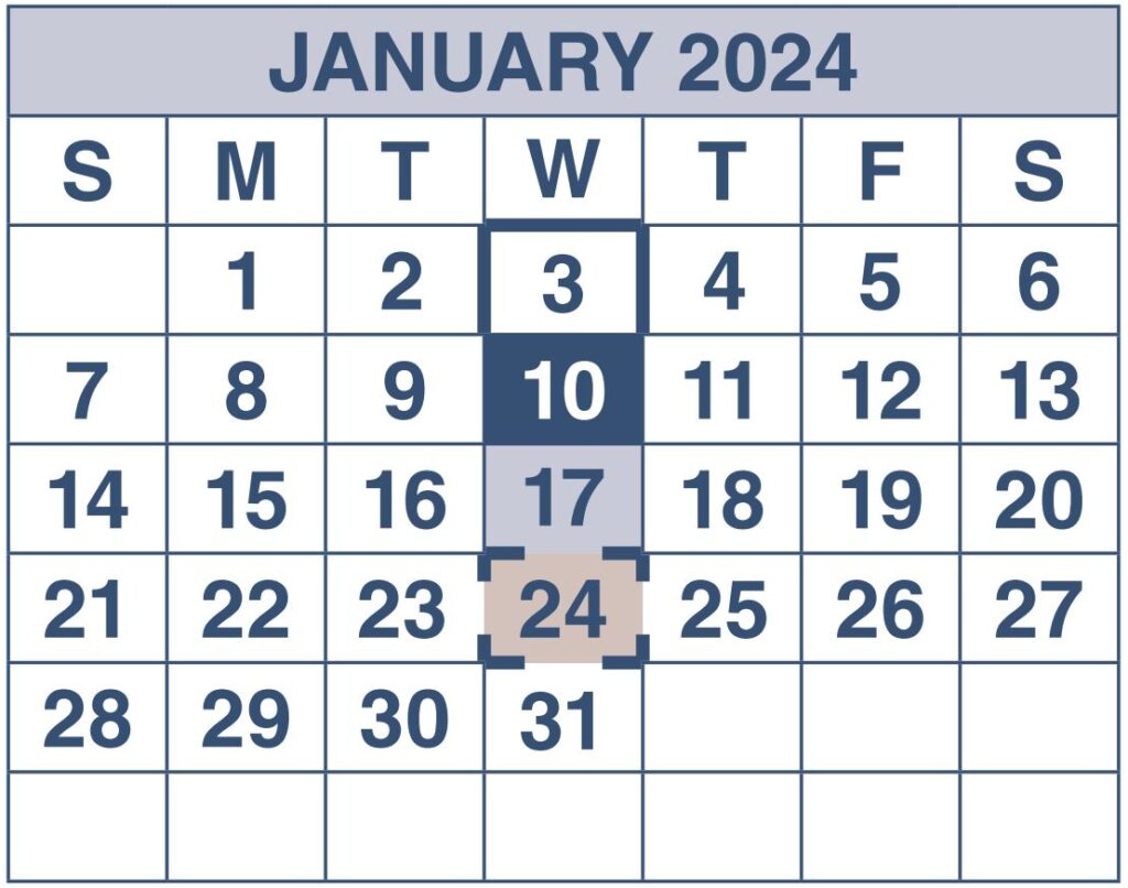 Will my SSI / SSDI disability check come early in January 2024?