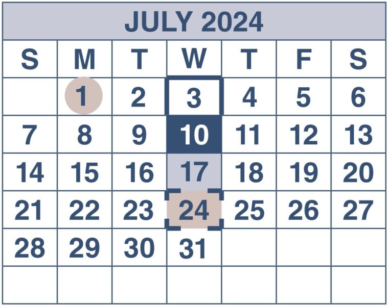 Will my SSI / SSDI disability check come early in July 2025?