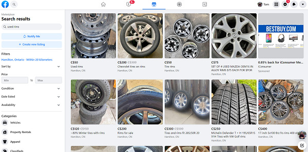 Facebook Marketplace Sell Used Rims