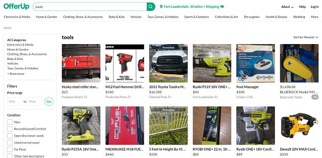 Sell Tools OfferUp