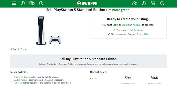 Swappa Sell Playstation 5