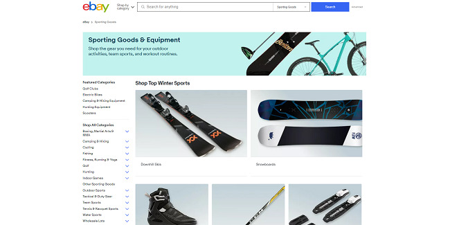 eBay-sell-sports-equipment
