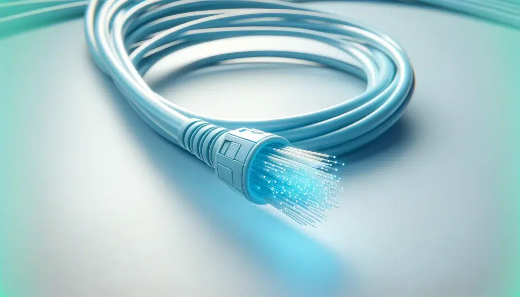 image of a fiber optic cable