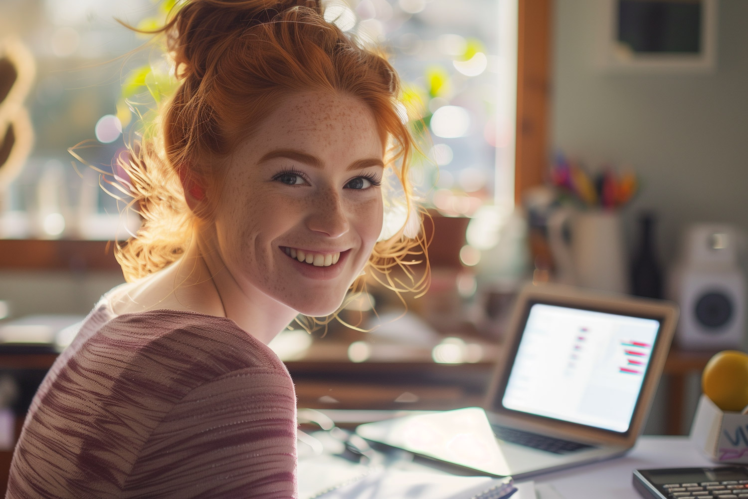 photo of a woman saving money with Quicken Simplifi