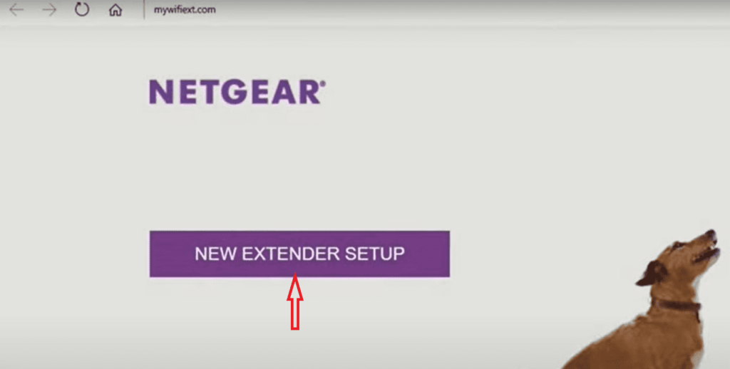 Click on the new extender setup