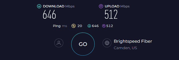 Brightspeed Internet Speed Test