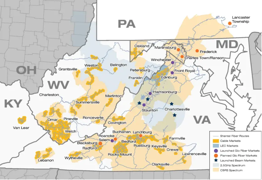 Glo Fiber Coverage Map