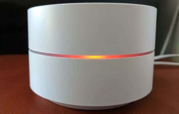 Google WiFi Flashes Orange