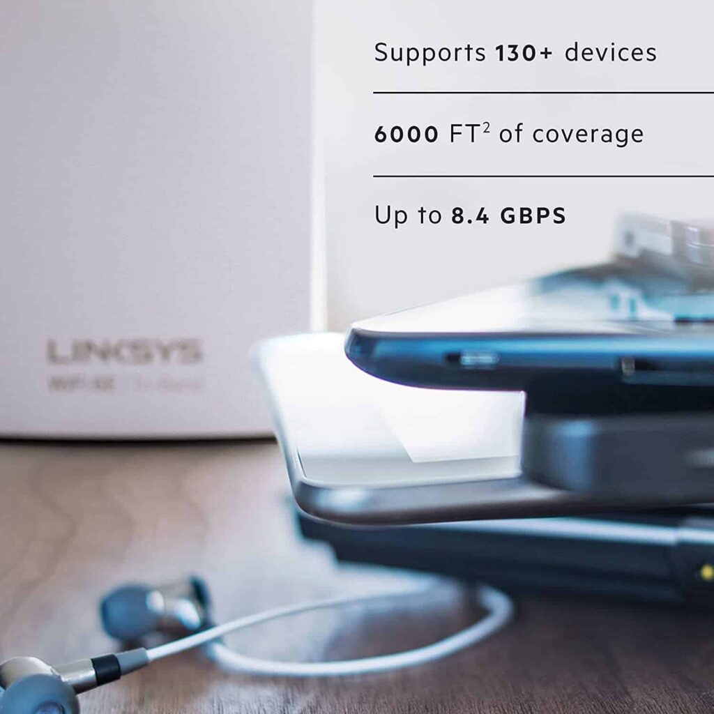 Linksys Atlas Max 6E WiFi Coverage & Devices Capacity