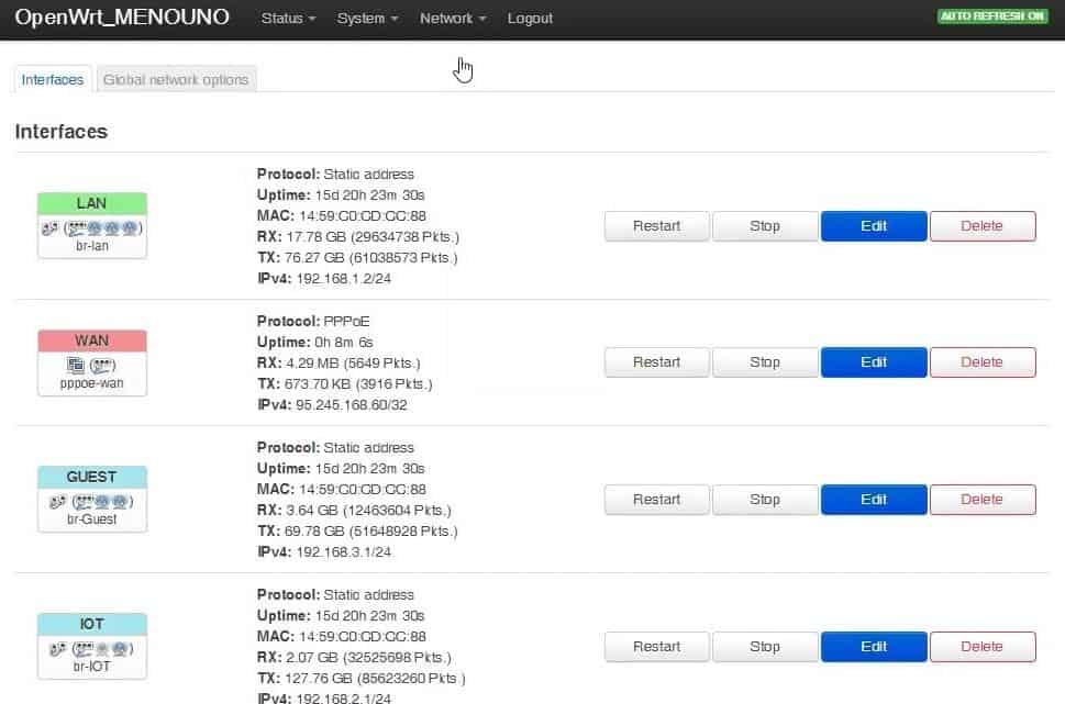 OpenWrt Interface