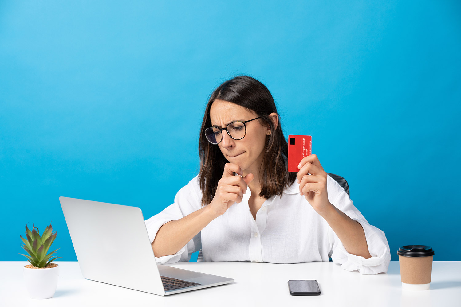 photo of a woman who's not sure about Wayfair