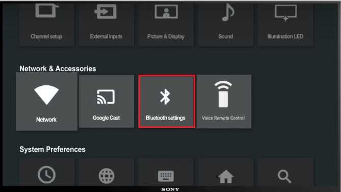 choose Bluetooth Settings