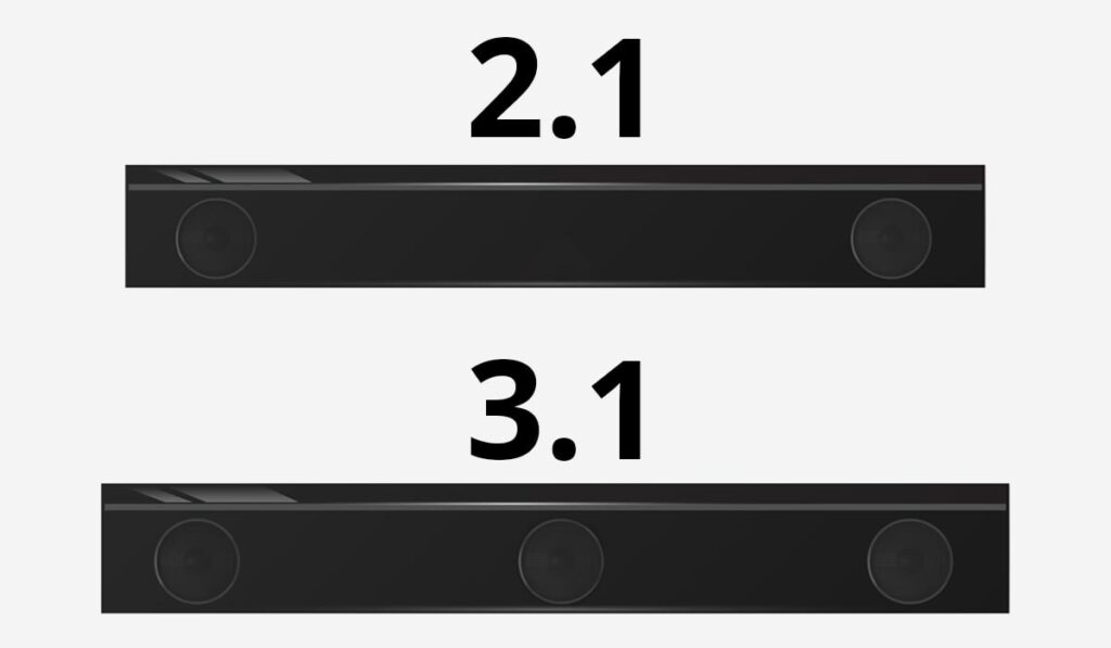 2.1 vs 3.1 Soundbar