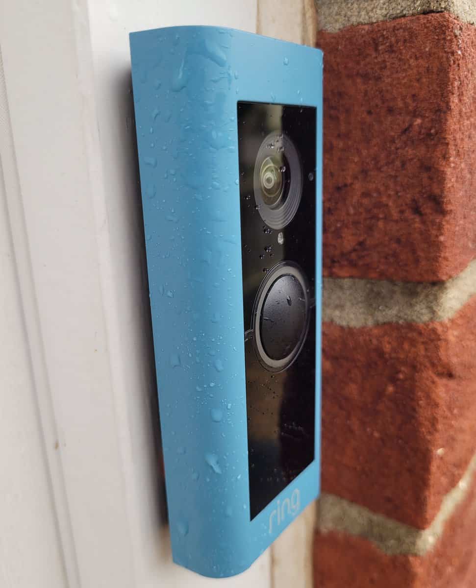 My Ring Doorbell Pro 2 covered in rain