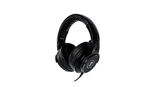 Mackie MC Series Professional Foldable Studio Closed-Back Headphones (MC-150),Black