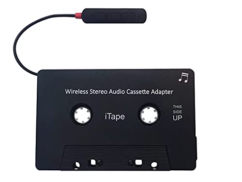 iTape Cassette Adapter Car Bluetooth Audio Receiver Work While Charging Support TF Card