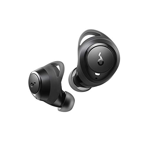 Soundcore by Anker Life A1 True Wireless Earbuds, Powerful Customized Sound, 40H Playtime, Wireless Charging, USB-C Fast Charge, IPX7 Waterproof, Button Control, Bluetooth Earbuds, Commute, Sports