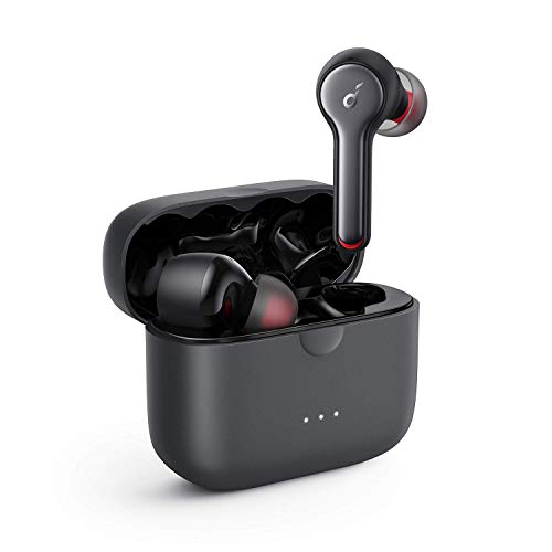 Soundcore Anker Liberty Air 2 Wireless Earbuds, Diamond-Inspired Drivers, Bluetooth Earphones, 4 Mics, Noise Reduction, 28H Playtime, HearID, Bluetooth 5, Wireless Charging, for Calls, Home Office