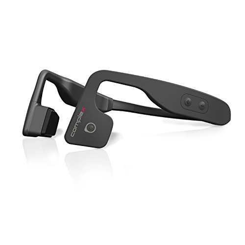 Pyle Open Ear Bone Conduction Headphones - Stereo Headset w/ Revolutionary Bone Induction Technology for Smart Running, Cycling, and Sports - Wireless Bluetooth Audio, Call Mic - Pyle PSWBT550 (Black)