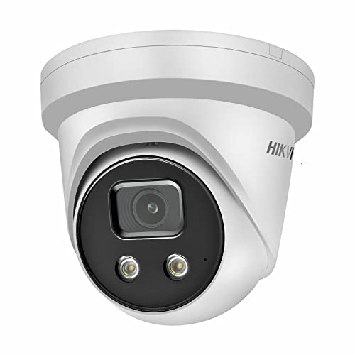 DS-2CD2386G2-IU 4K 8MP DarkFighter Turret Dome IP Camera 2.8mm PoE IP67 H.265+, Compatible with Hikvision NVR