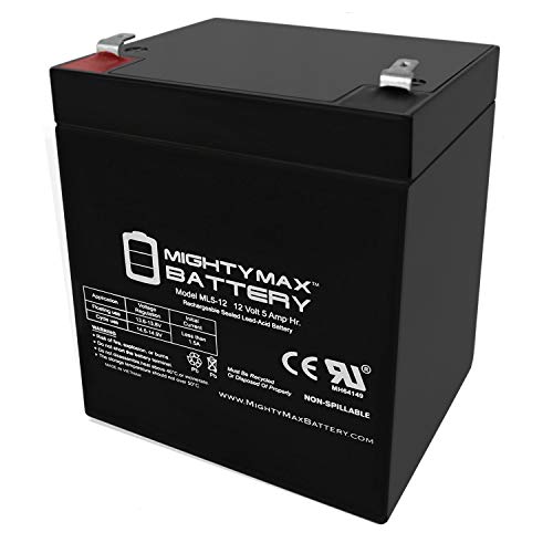 Mighty Max Battery 12V 5AH SLA Replacement Battery for ION Audio Tailgater iPA77