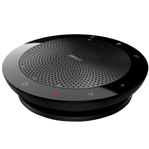 Jabra Speak 510 UC Wireless Bluetooth Speakerphone – Outstanding Sound Quality, Portable Conference Speaker for Holding Meetings Anywhere - Certified for Zoom & Google Meet