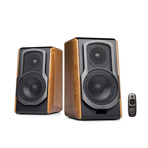 Edifier S1000DB Audiophile Active Bookshelf Speakers - Bluetooth 4.0 - Optical Input - Powered Near-Field Monitor Speaker.