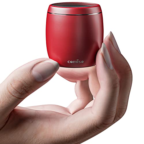 Bluetooth Small Speaker with HD Stereo Sound and Robust Bass. Mini Speaker with Built-in-Mic, Hands-Free Call, Portable Speaker with 12H Playtime. Bluetooth Speakers for iPhone, Hiking Biking Gift.