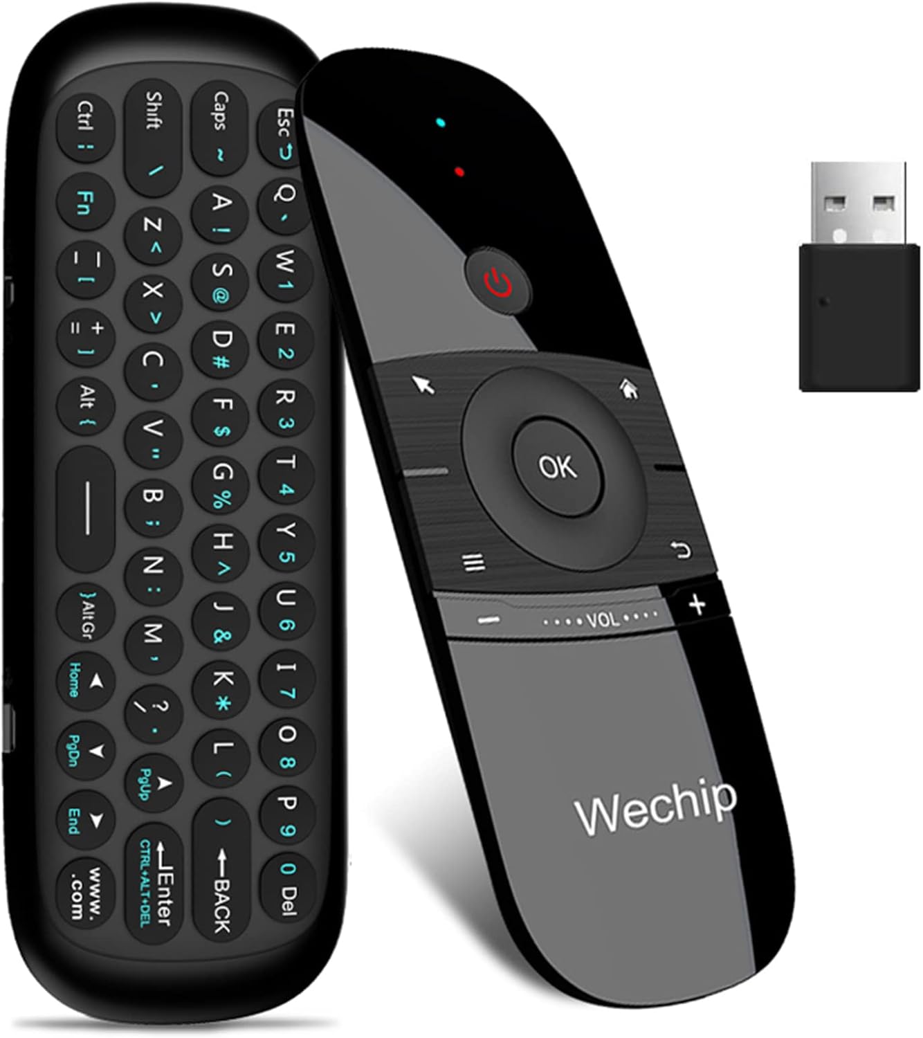 Air Remote,WeChip 2.4G Wireless Keyboard W1 Remote Control