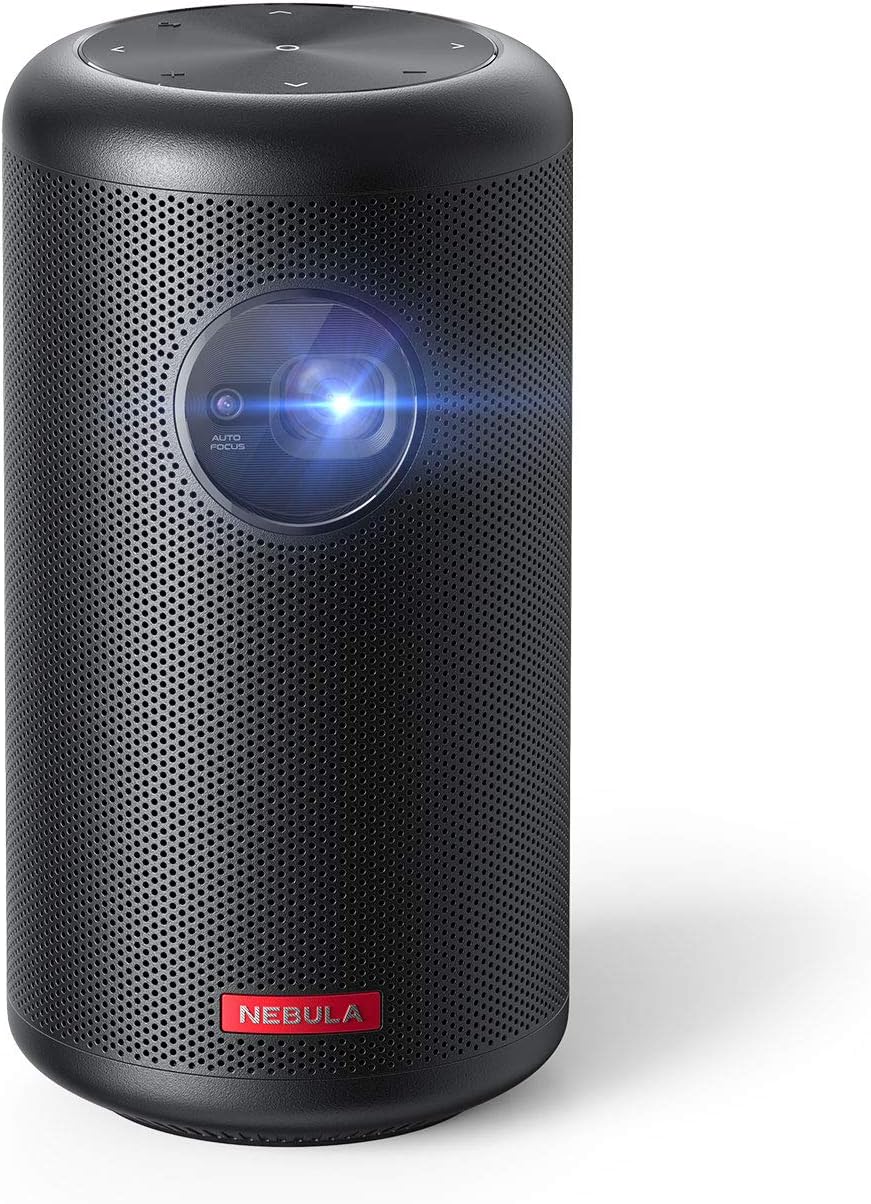 NEBULA by Anker Capsule Max, Mini Projector with WiFi and Bluetooth