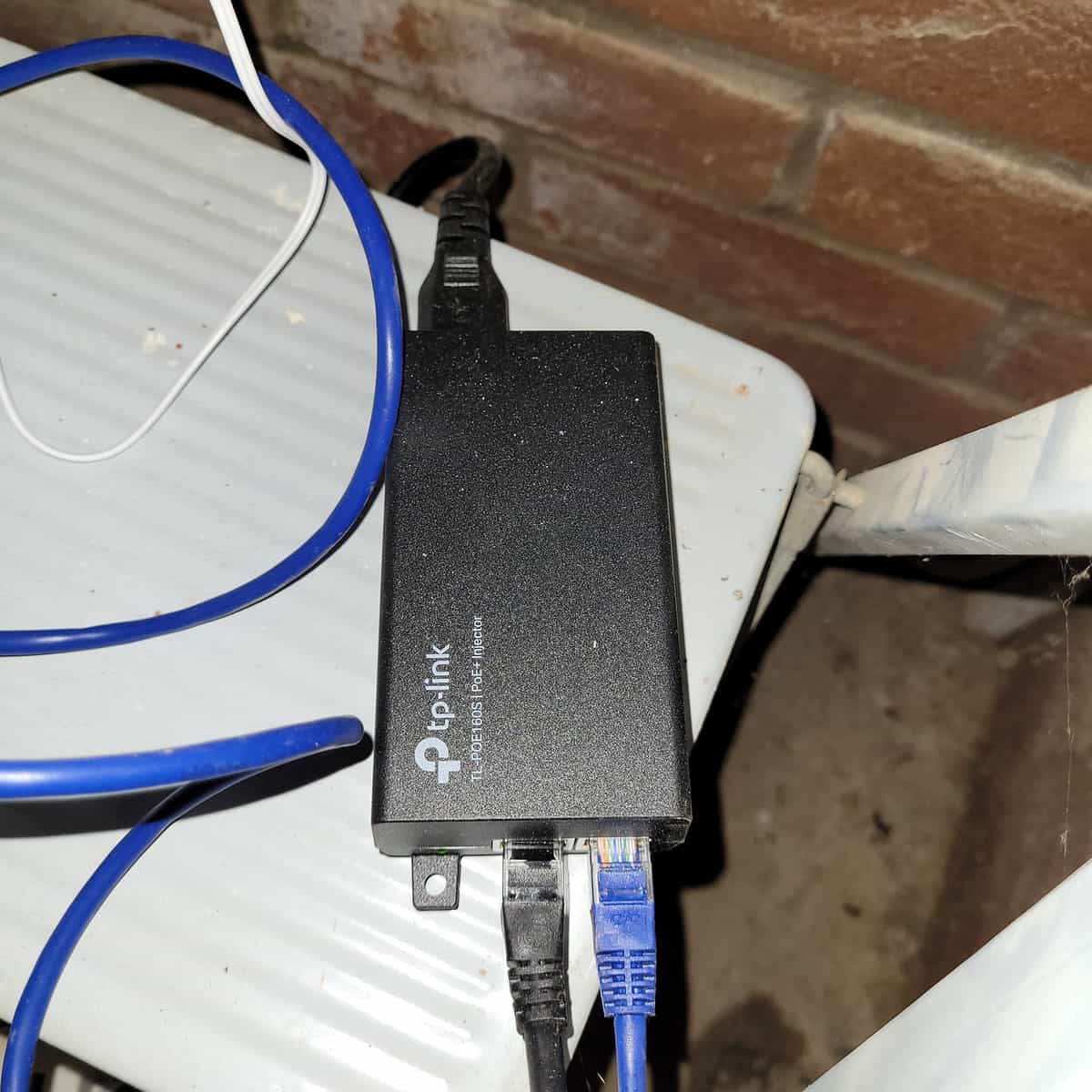 A TP Link PoE Power over Ethernet device