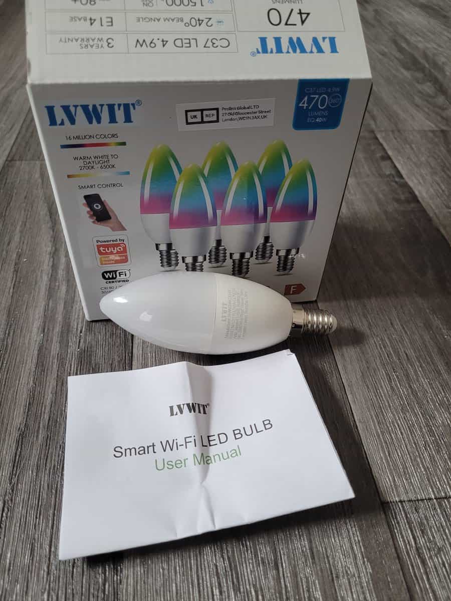 A set of budget smart Wi Fi bulbs from LVWIT