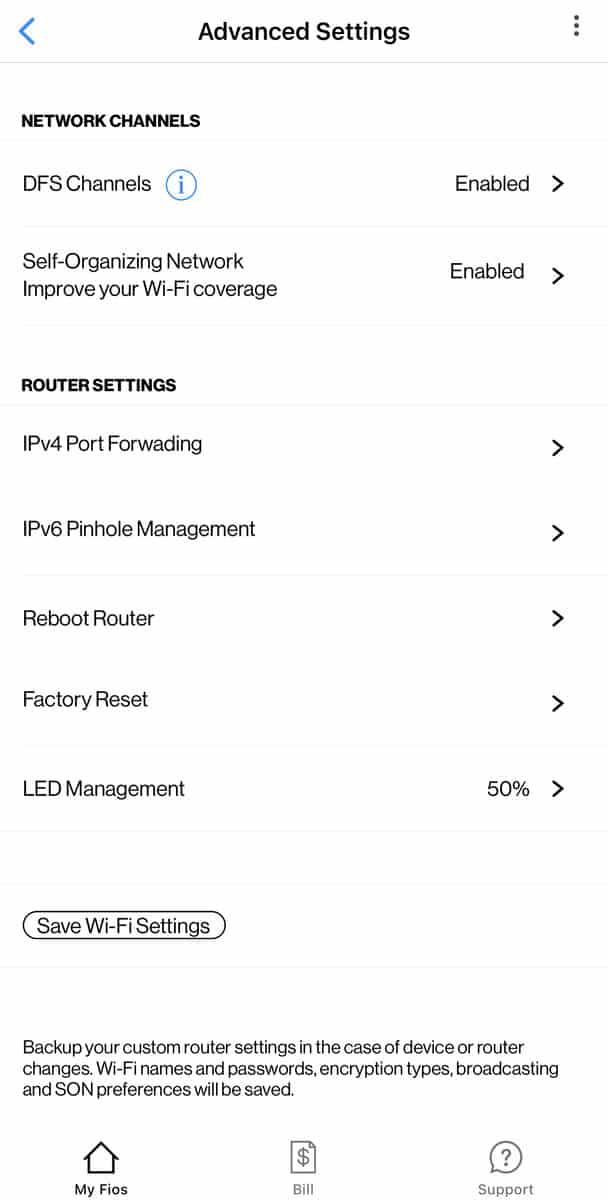 Advanced WiFi Router Settings