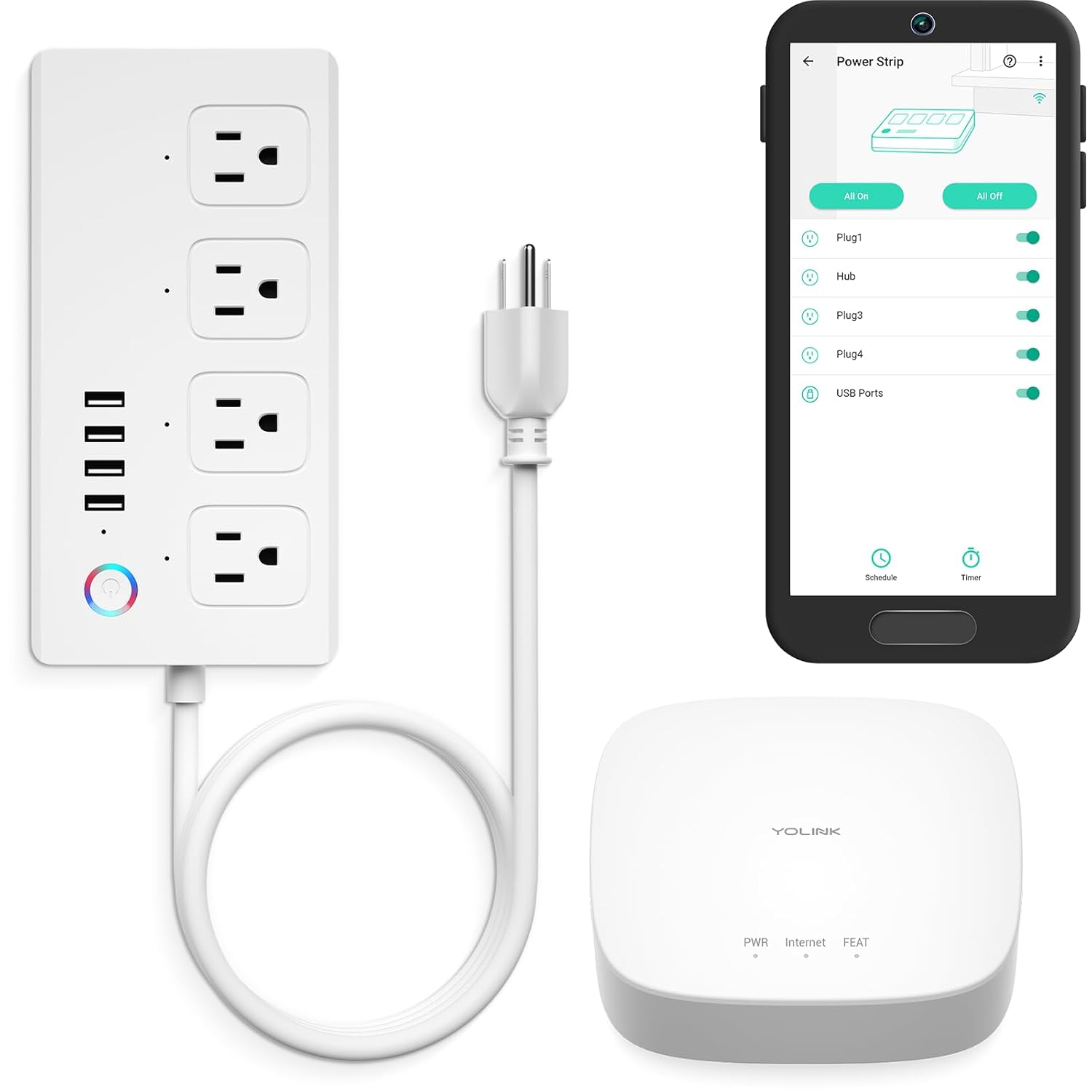 YoLink Smart Power Strip