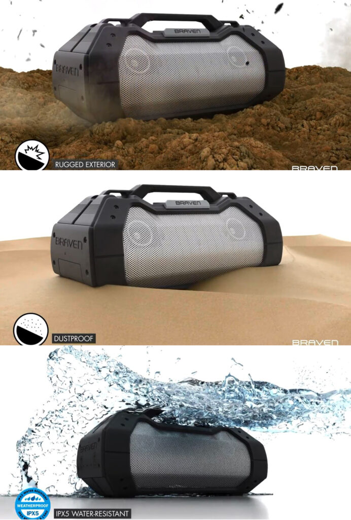 Braven BRV-XXL is rugged it is dustproof and water resistant