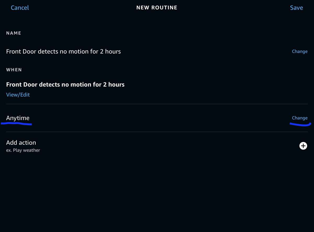 Changing Time to Activate Routine in Alexa App