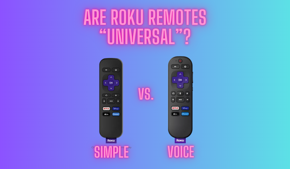 Are Roku Remotes Universal