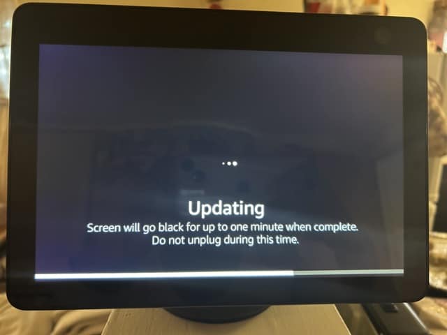 Echo Show 10 Updating