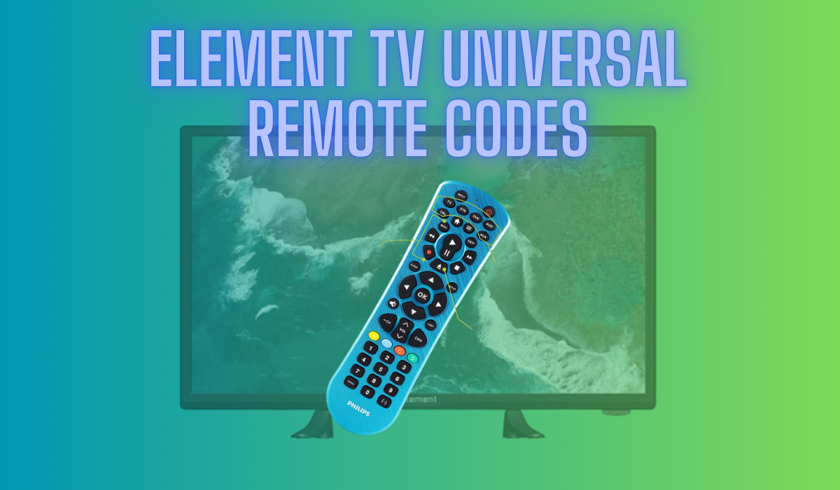 Element TV Universal Remote Codes