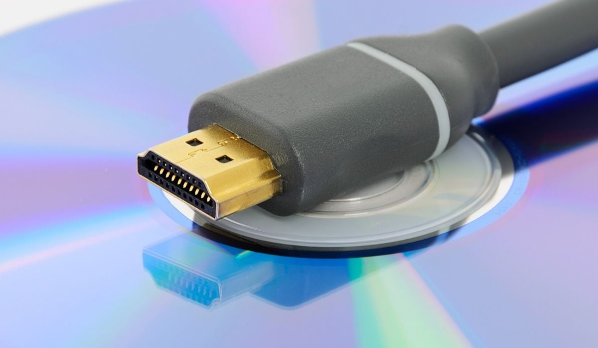 HDMI Cable and Blank DVD Disc