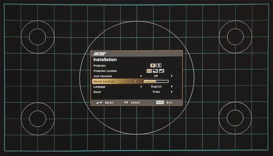 How to Adjust the Image on a Projector - KeyStone After