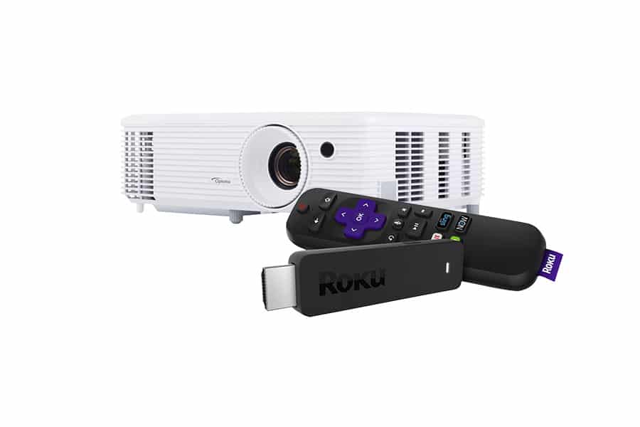 How to Connect a Roku Stick to a Projector - Featured Image - Smaller