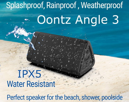 IPX5 Water-Resistant Speaker