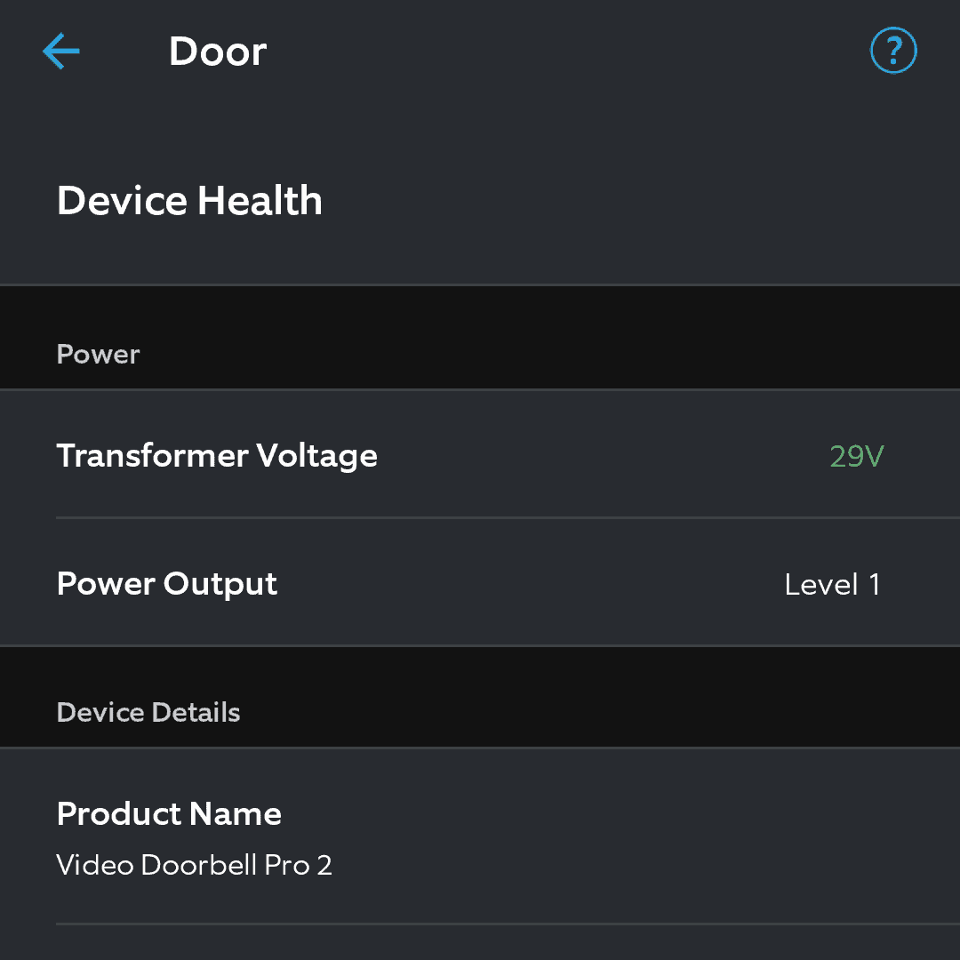 Looking at the reported voltage for the Ring Doorbell Pro 2