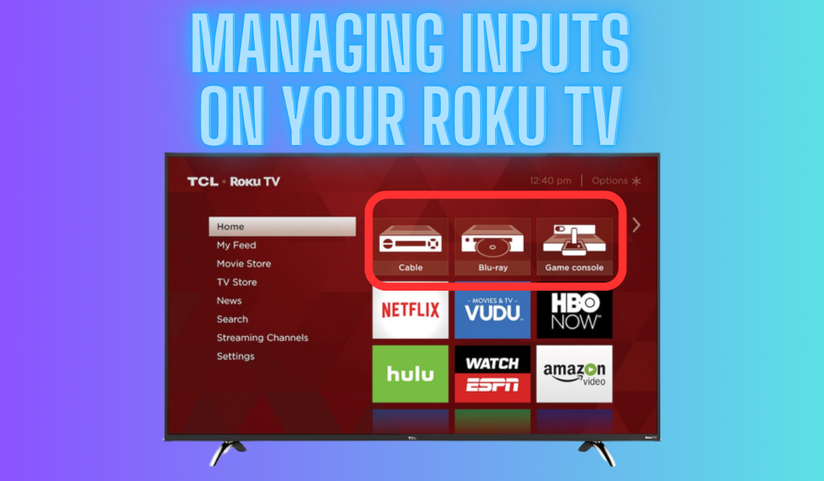 MAnaging Inputs On Your Roku TV