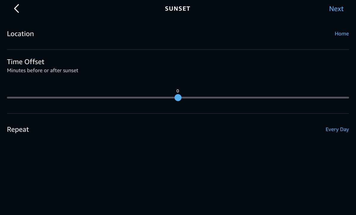 Minutes BeforeAfter Sunset for Routine