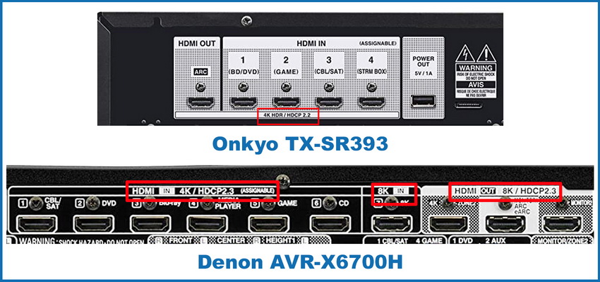 Onkyo and Denon