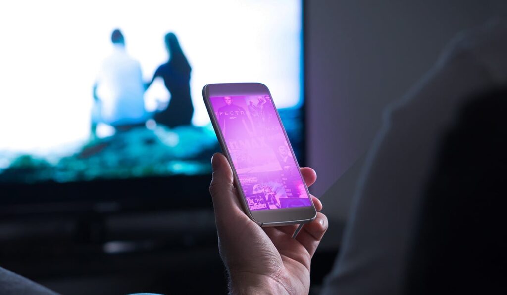 Phone streaming movies to TV