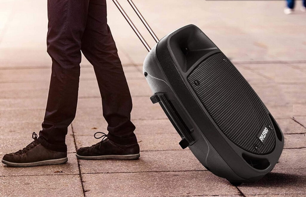 Portable Bluetooth Speaker with Wheels